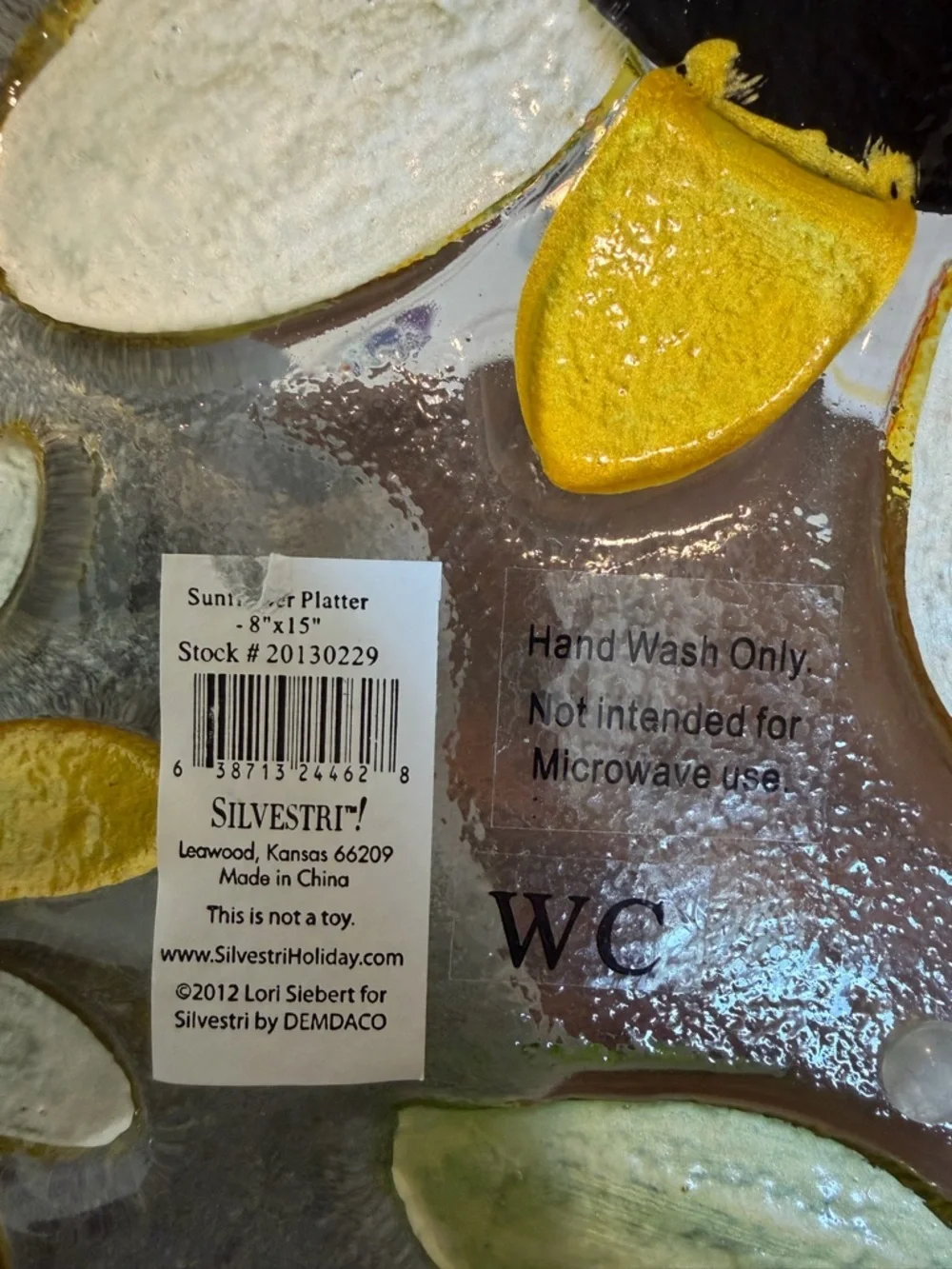 Silvestri Sunflower Rectangle Platter